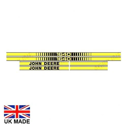 Decal Set for John Deere 1640 (1978–1982)