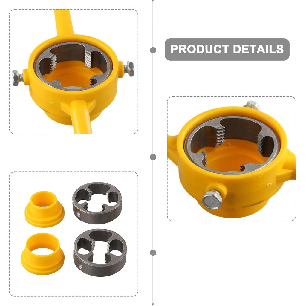 Pipe Threader for NPT Applications (200mm Length, 33mm Diameter)