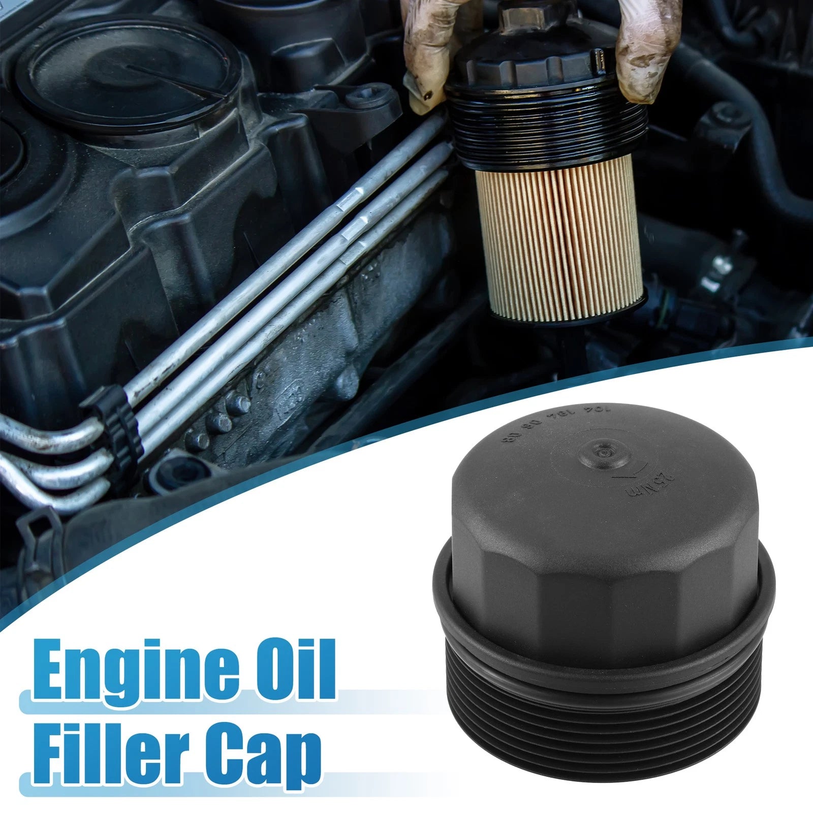 Engine Oil Filter Cap Replacement for Mercedes-Benz C220 C230 C280 (1994–2000)
