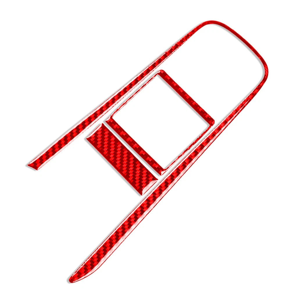 Gear Shift Console Panel Cover Trim for Lexus RC300 RC350 RC200T (2015–2022) Red