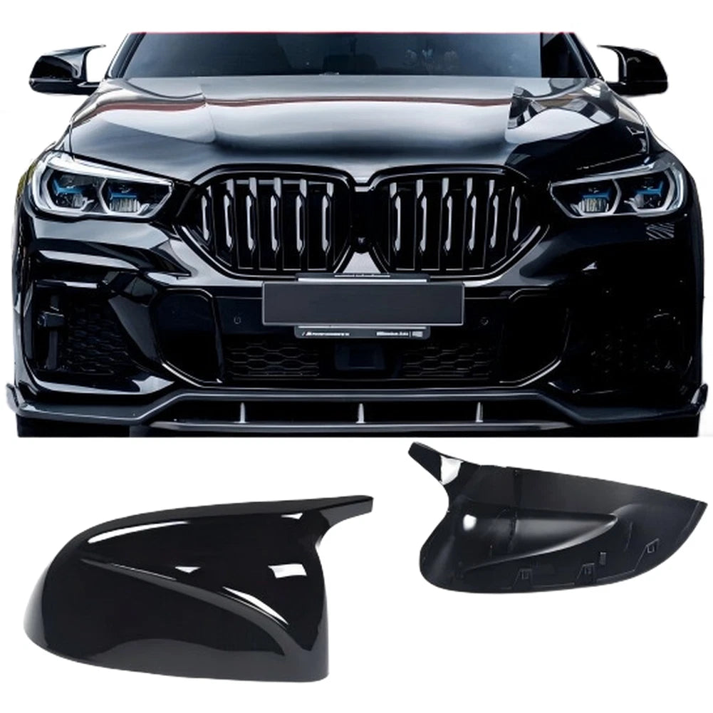 Side Mirror Cover for Car Exterior Restoration (Direct Replacement)