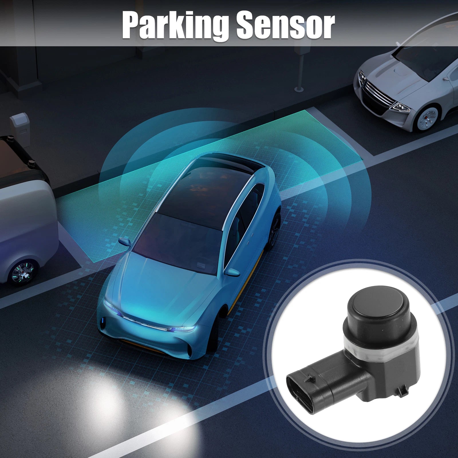 4X PDC Parking Assist Sensor LR024299 for Land Rover Range Rover Evoque (2012–2018)