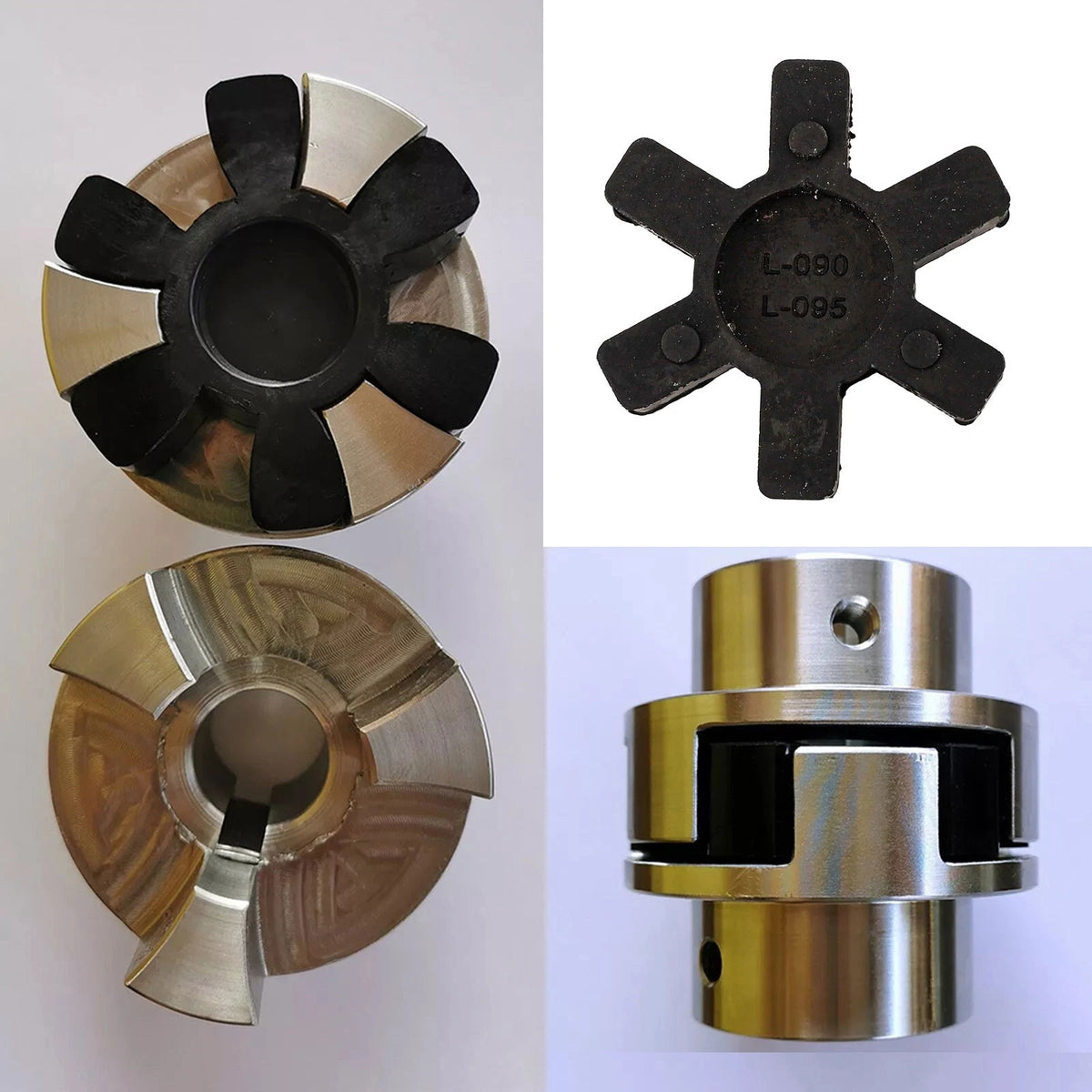 Pack of 8 Flexible NBR Rubber Spider Inserts for L095 Coupling