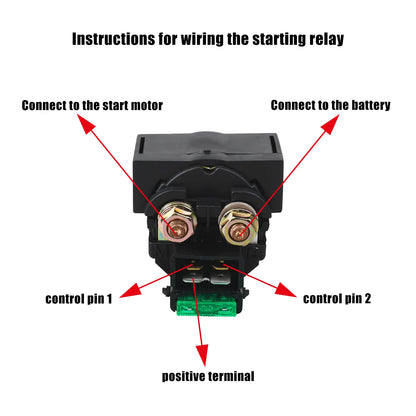 Starter Solenoid Relay for CFMOTO CF188 500 CF500 (2010–2023)