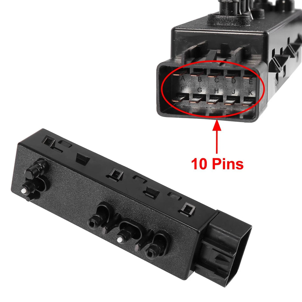 Power Seat Switch Front Left 8 Way Replacement for Chevy GMC Buick (2012–2018)