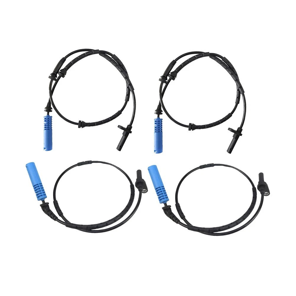 ABS Wheel Speed Sensors 4pcs for BMW X3 2.5SI 3.0SI xDrive28i (2004–2010)
