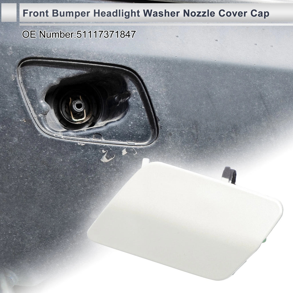 Front Left Headlight Washer Nozzle Cover Cap for BMW 3 Series (2006–2012)