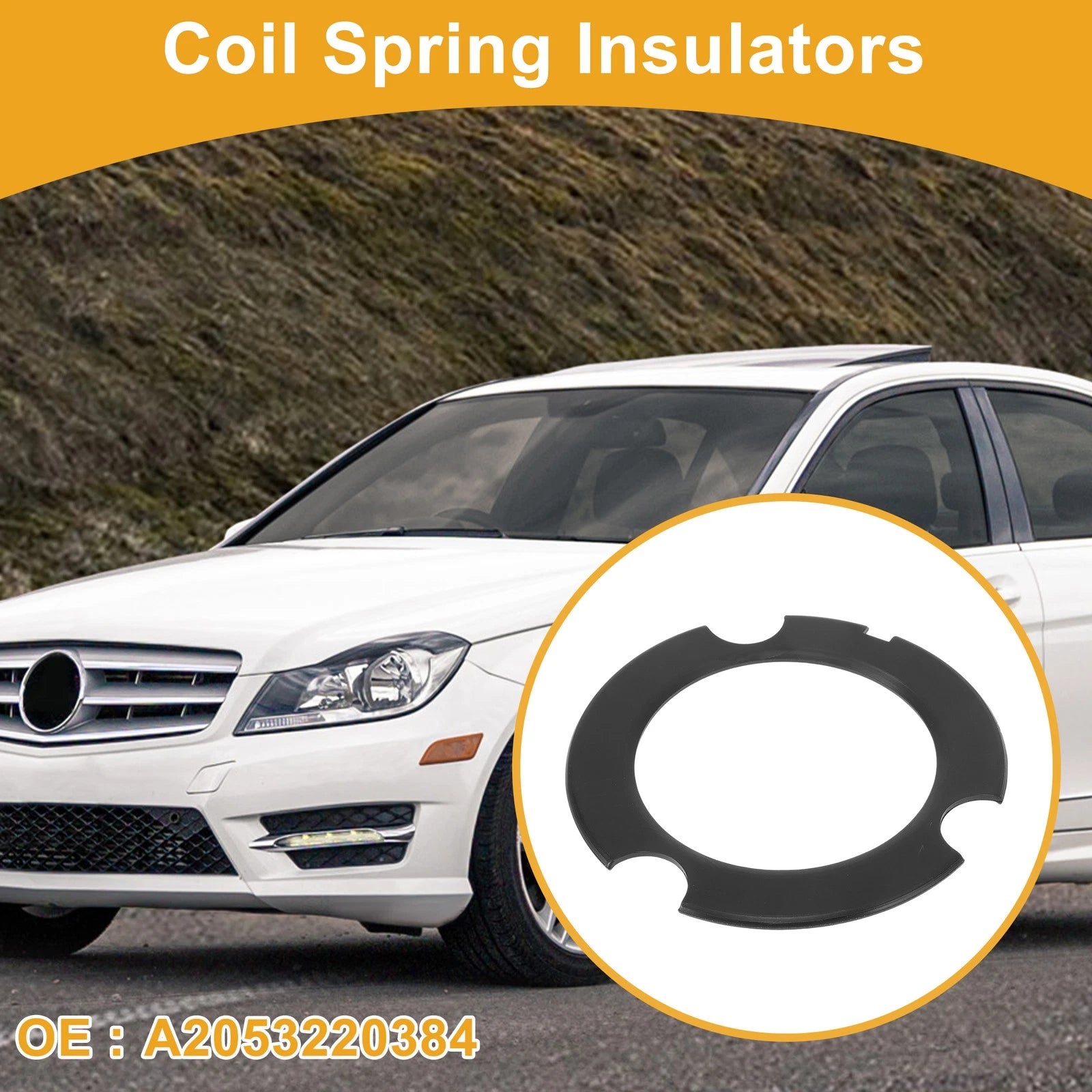 Upper Coil Spring Insulator Replacement for Mercedes-Benz C-Class W205 (2014–2021)