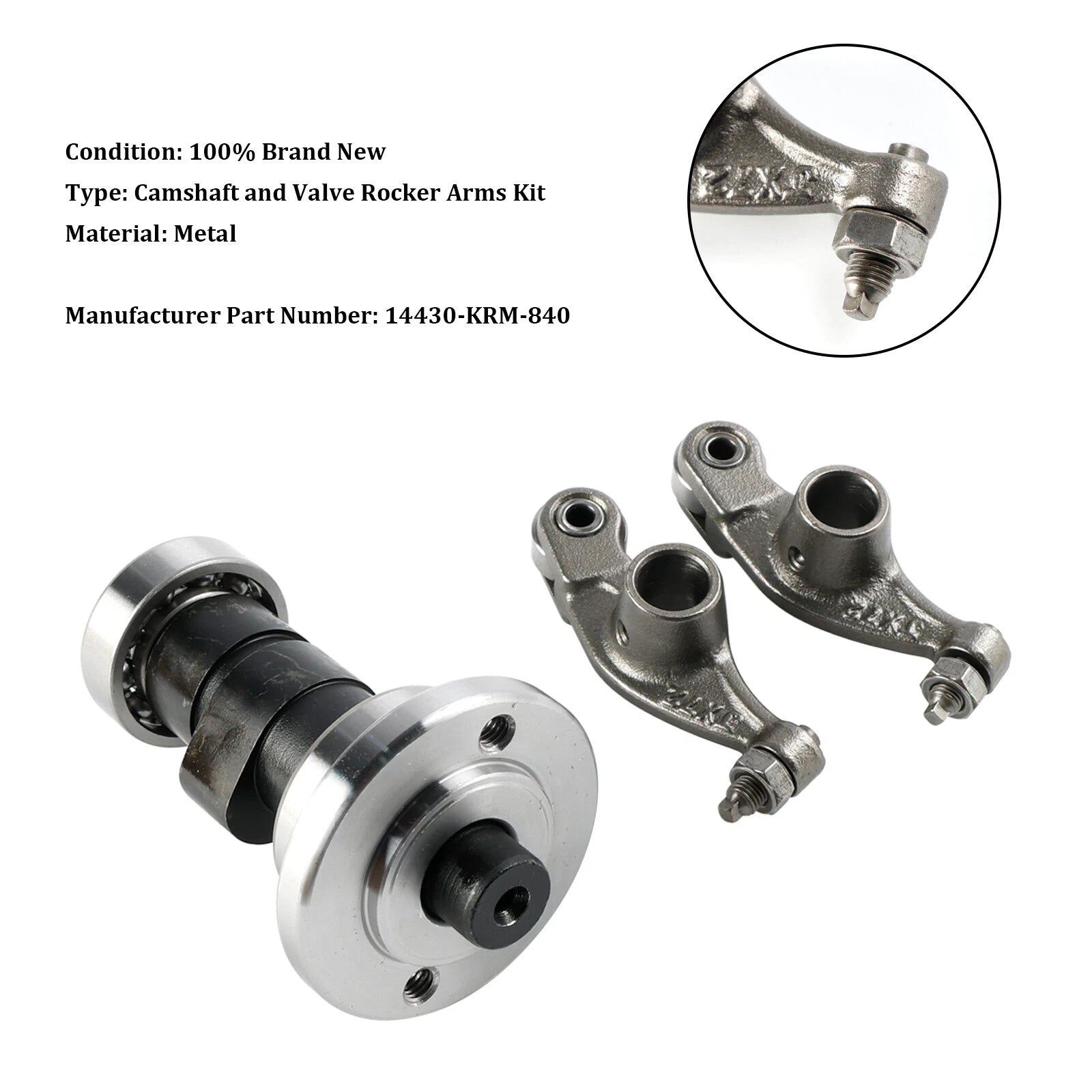 Camshaft Rocker Arm 14430-KRM-840 for Honda SL230 XR230 CRF230F (1997–2008)