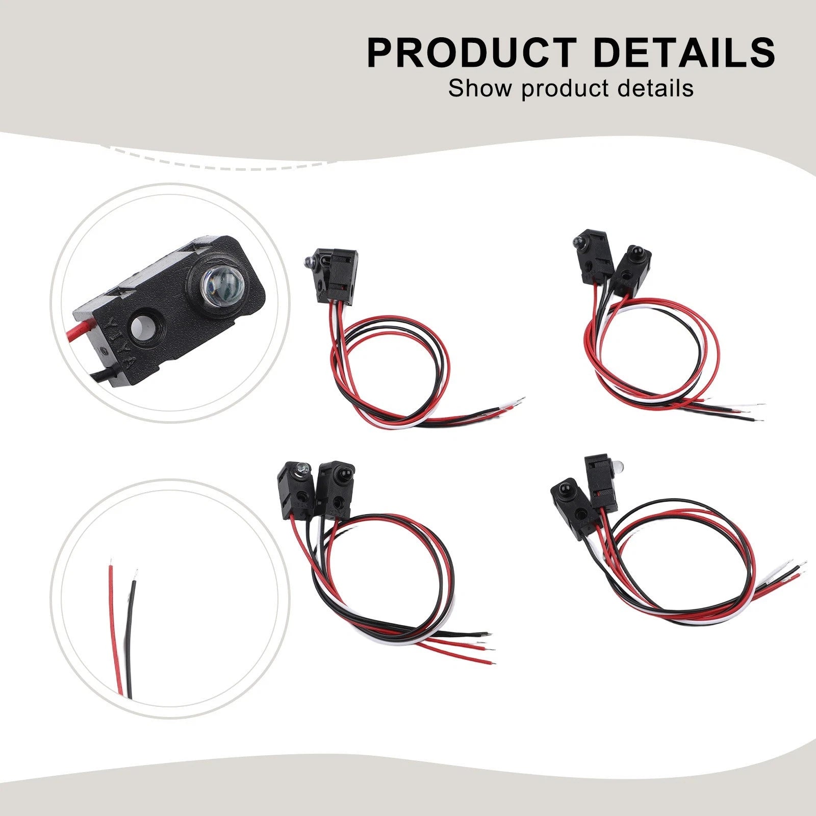 4X Photoelectric Sensors QT30CM for Object Detection