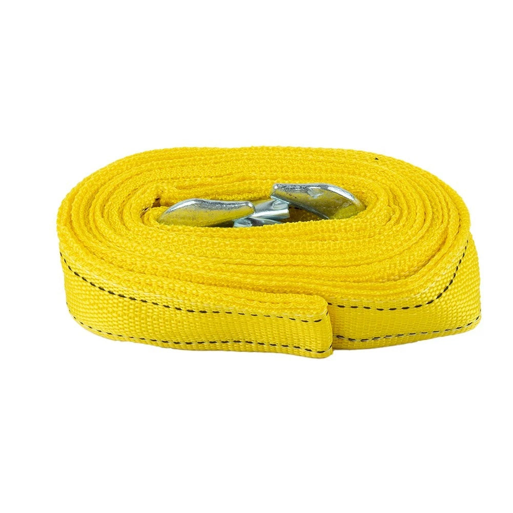 5 Ton Tow Cable Strap with Hooks for Universal Use (4 Meter)