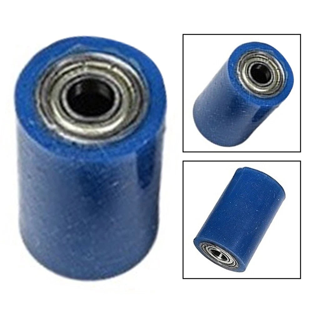 Blue Rubber Roller for Automatic Edge Banding Machine (6x4x4cm)