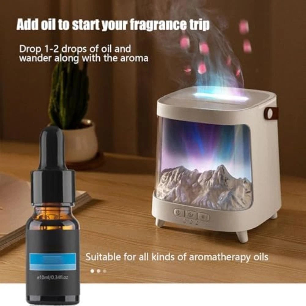 7 Color LED Flame Diffuser with Remote Control for Home