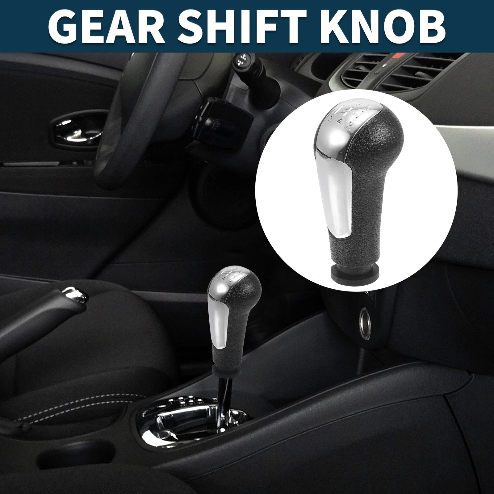 5 Speed Manual Gear Shifter Knob Replacement for Chevrolet Spark (2011–2016)