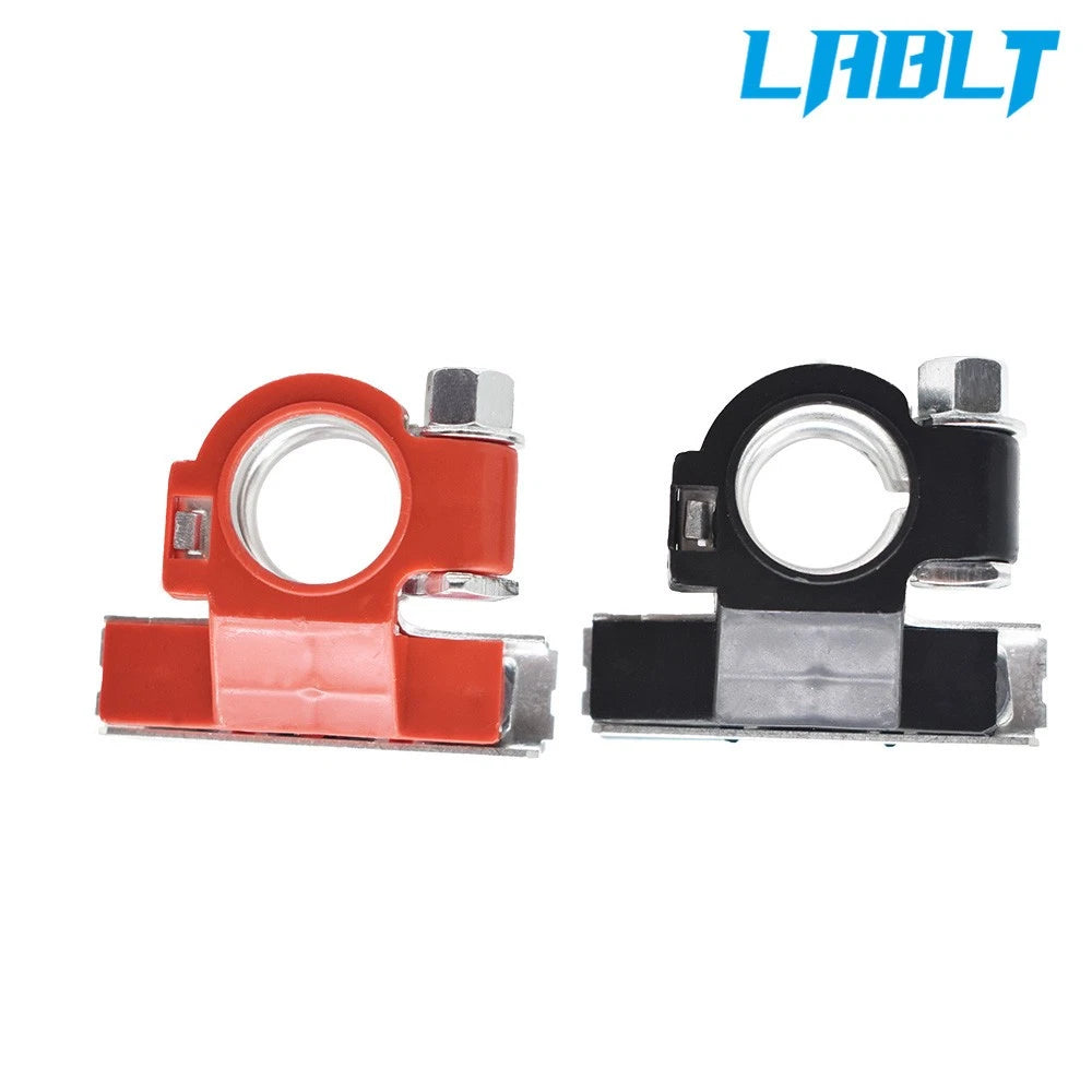 2X Battery Terminal Connector Top Post Positive Negative Universal Heavy Duty