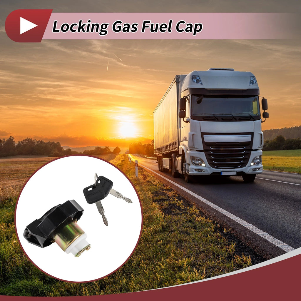 Locking Gas Cap for Isuzu NPR/NQR (1994–2019) - Includes 2 Keys