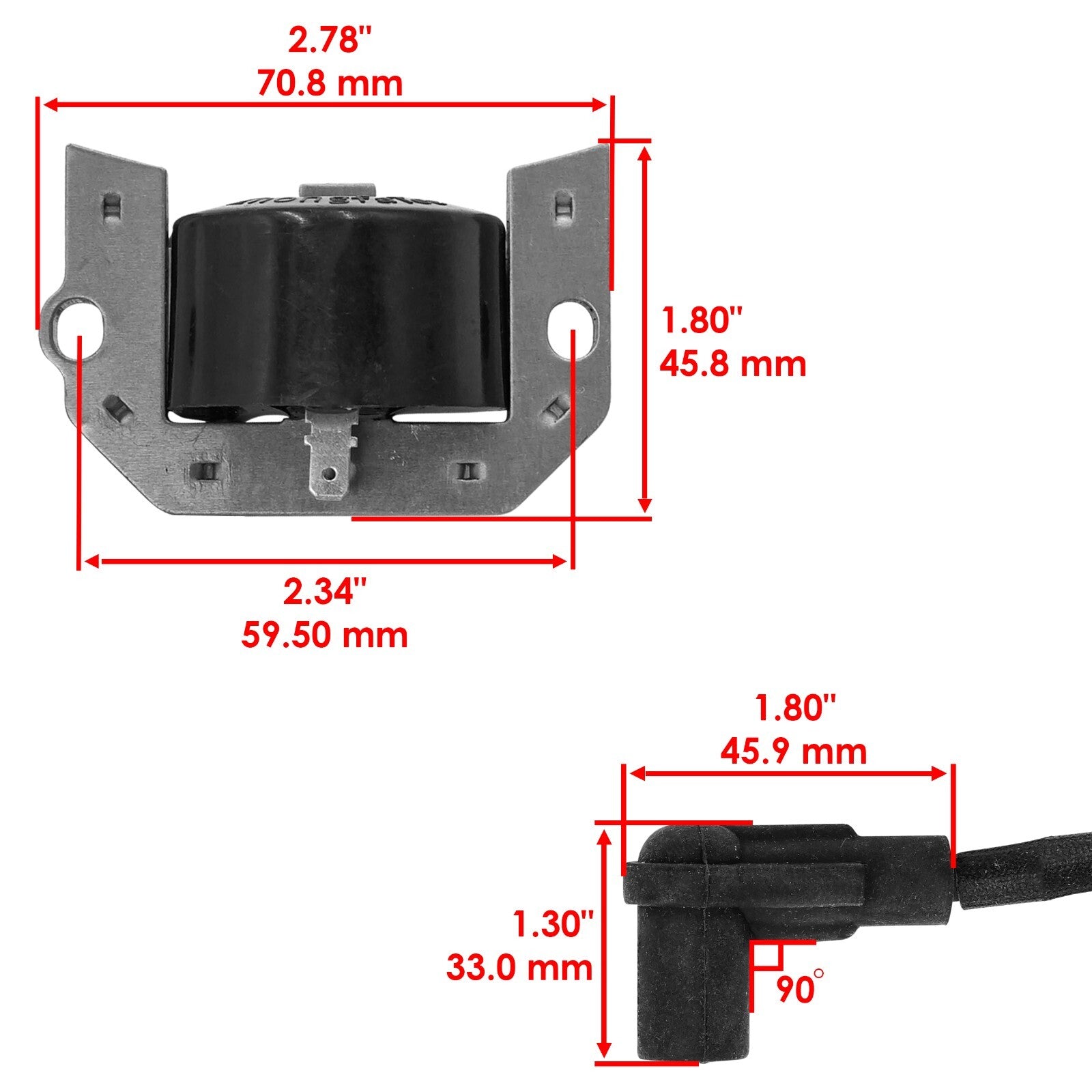 Ignition Coil Replacement for Cub Cadet H 1748 G 1536 (1952–2009)