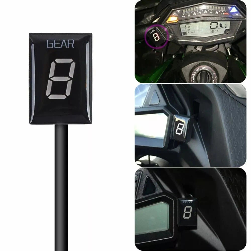 White LED Motorcycle Gear Display Indicator for Suzuki SV650 VL800 DL650 DL1000