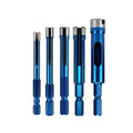 Hole Opener Bit Set (5/6/6.5/8/10/12mm) with Diamond Grit Hex Shank