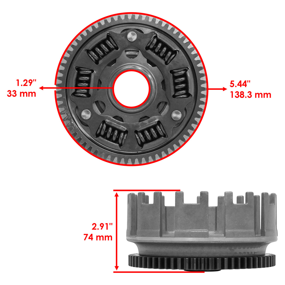Clutch Center Basket Outer Replacement for Honda Sportrax 400 (2005–2014)