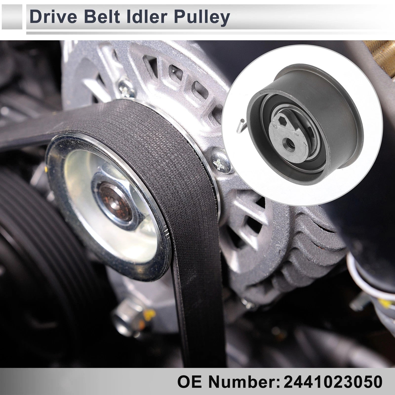 Drive Belt Idler Pulley Replacement for Hyundai Tucson (2005–2009)