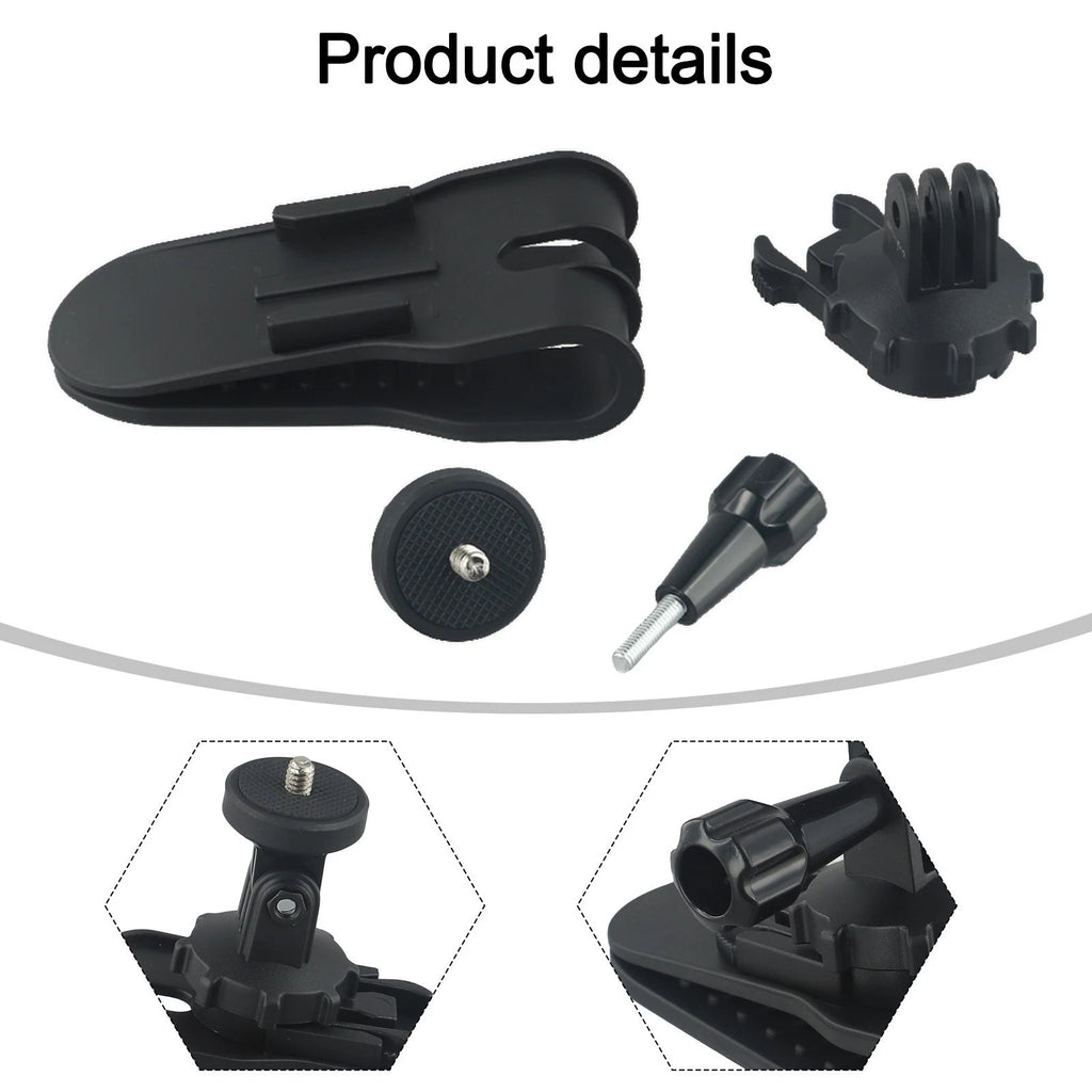 Sun Visor Mount for Insta360 GO 3, Action 3 (No Tools Required)