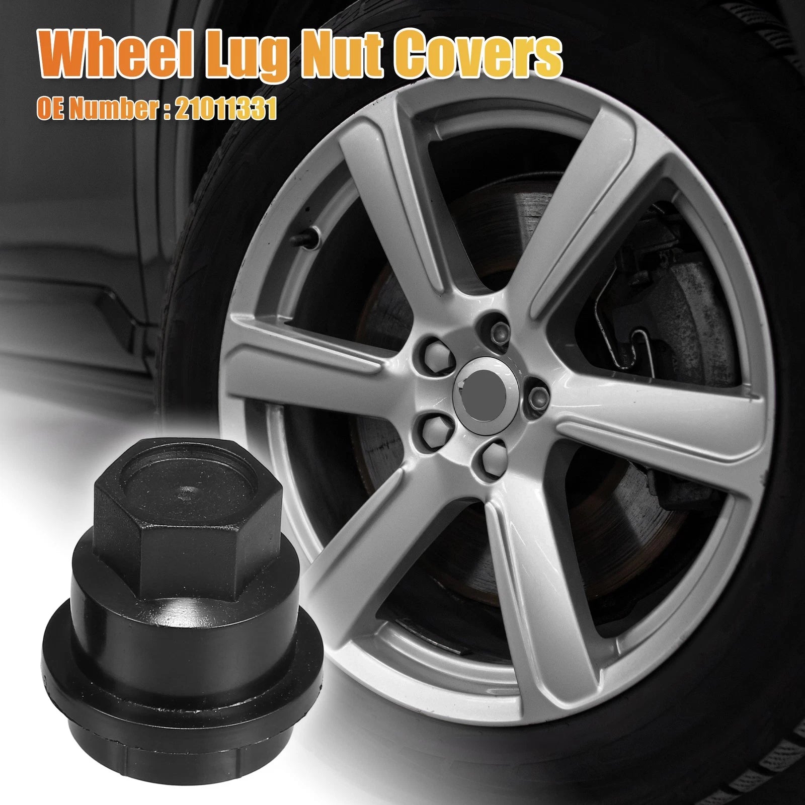 Wheel Lug Nut Covers 24mm Replacement Set for Chevrolet Camaro (1997–2001)