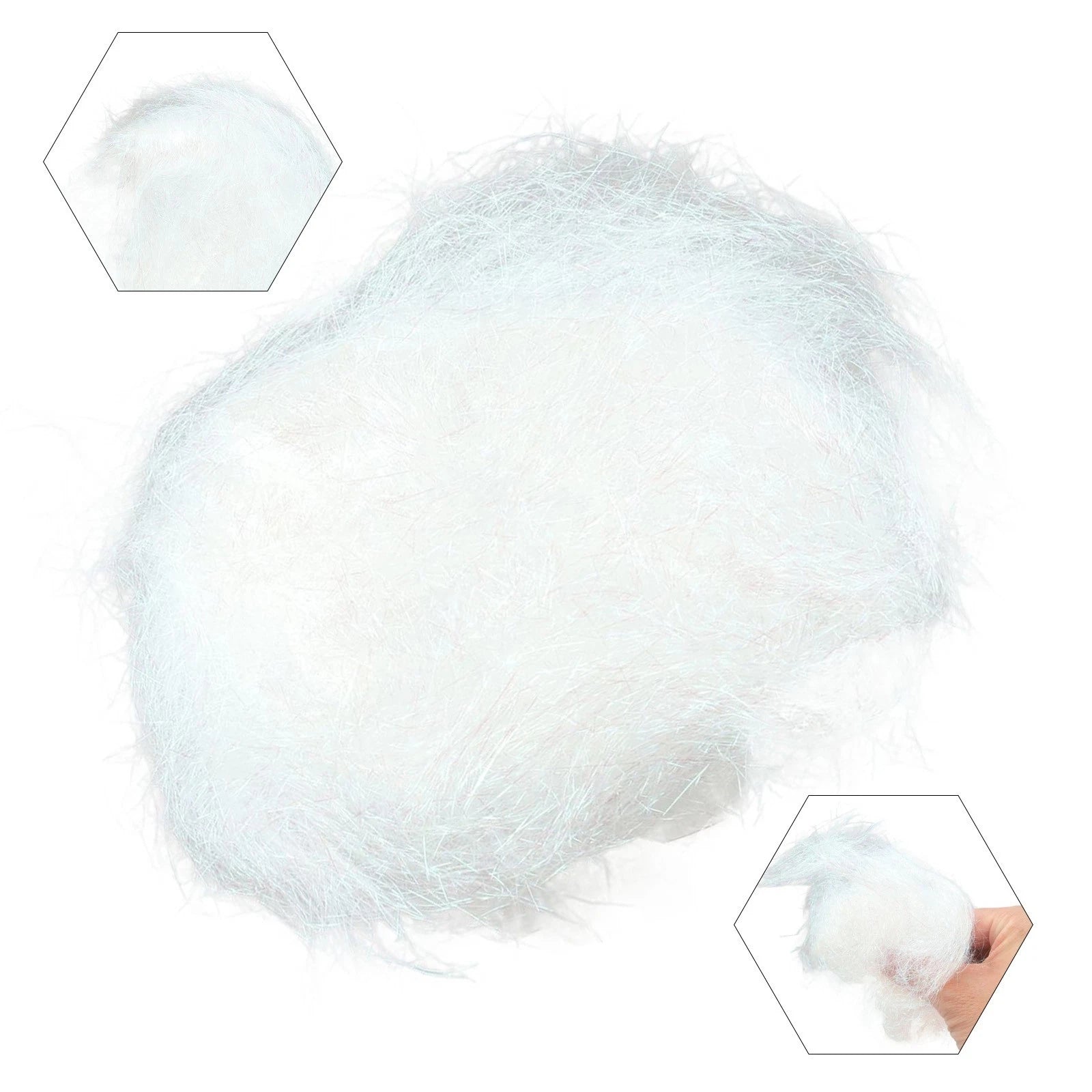 2X Ice Silk Fish Streamer Flash Dubbing for Fly Tying