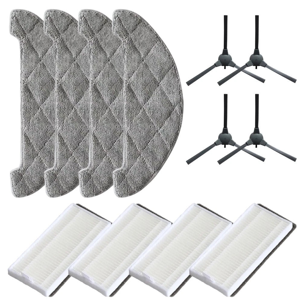 Replacement Accessories Set for Tuvio TR04MLBB (2019–2023) with Side Brushes, Filters