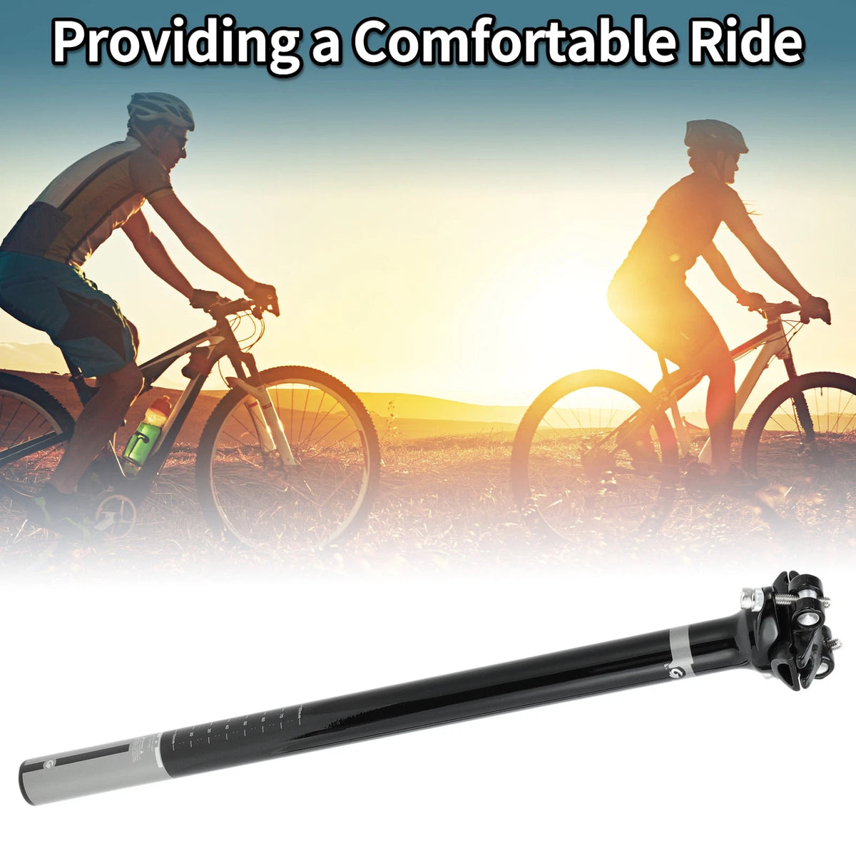 Bike Seat Post 27.2x400mm for Various Bikes