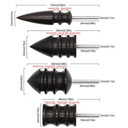 Leather Edge Polishing Tool for Electric Craft (Polished)