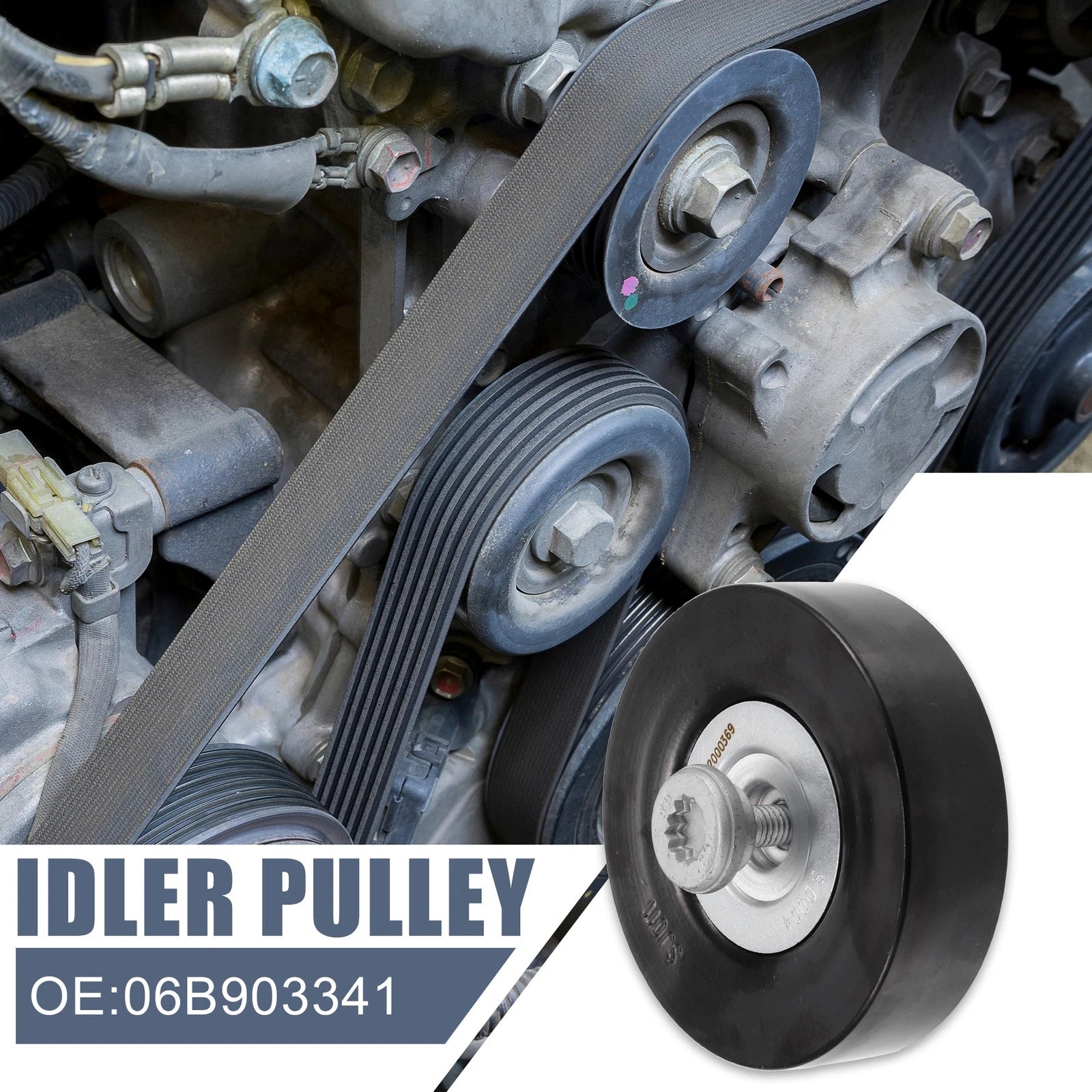 Drive Belt Idler Pulley Replacement for Audi A4 (2002–2006)