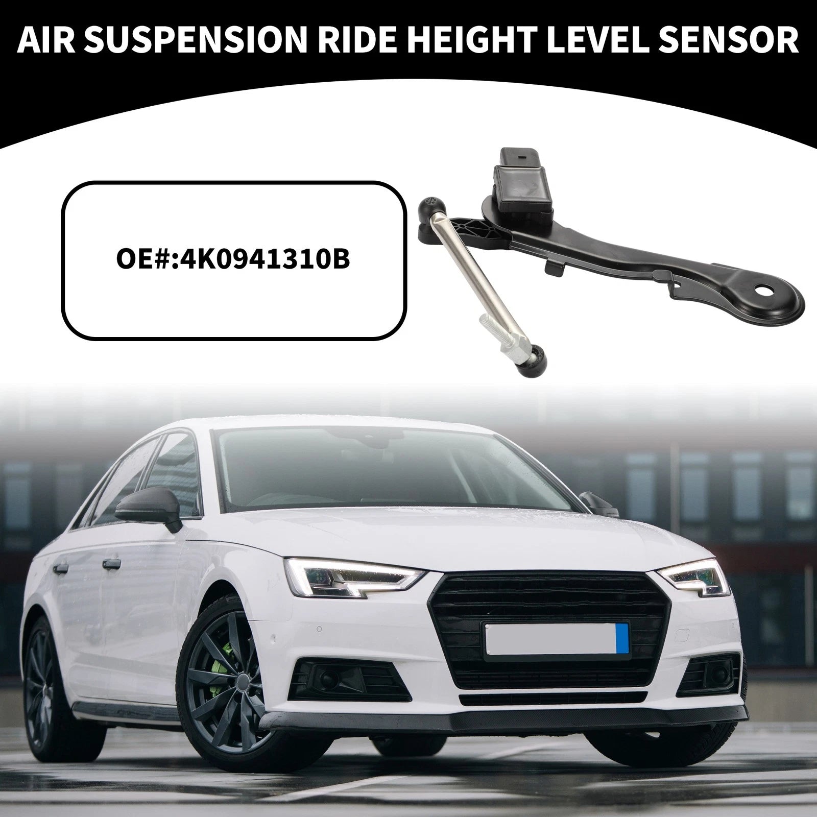 Rear Right Air Suspension Ride Height Level Sensor Replacement for Audi S6 (2020–2024)