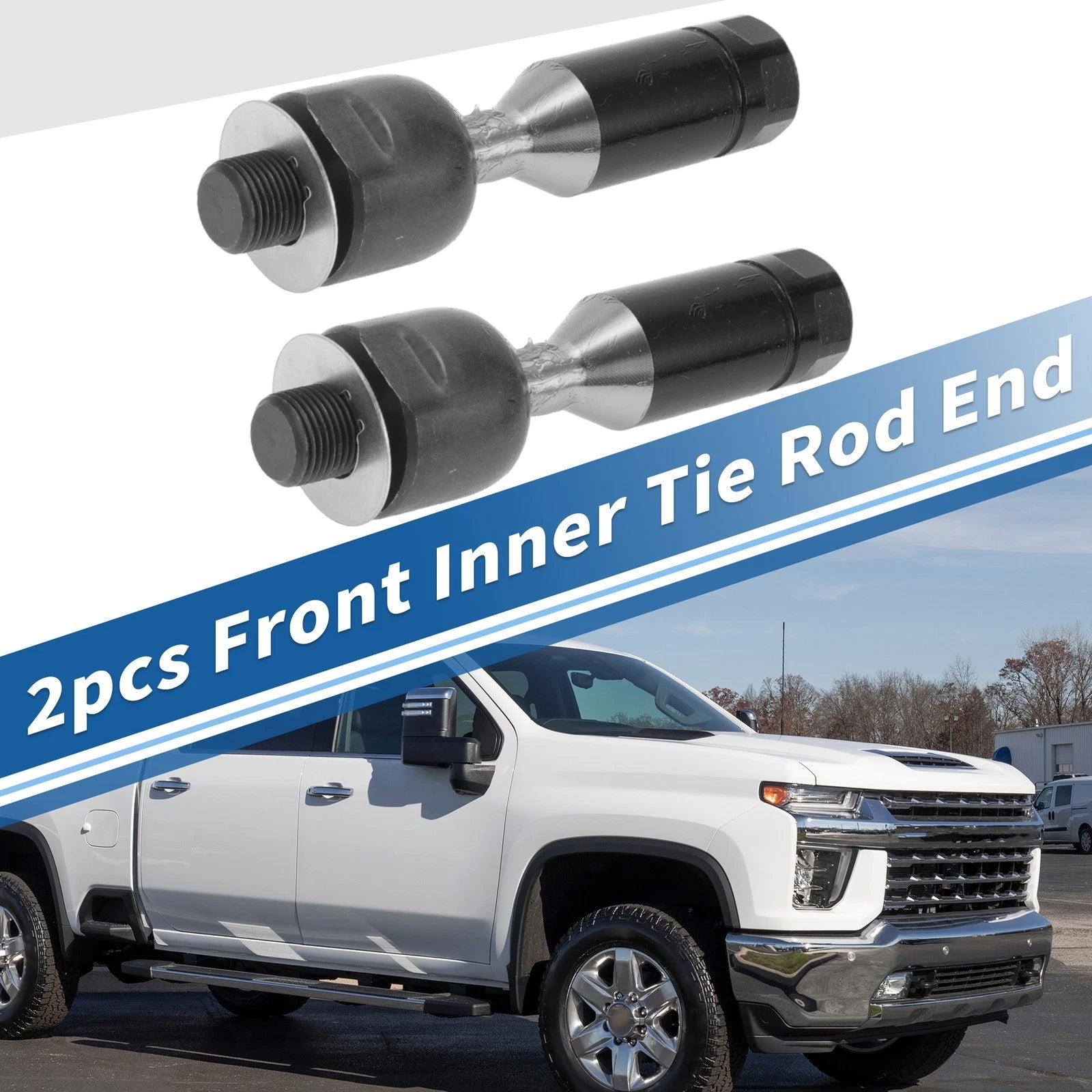 2 Pc Front Inner Tie Rod End Links Replacement for Isuzu Ascender (2003–2008)
