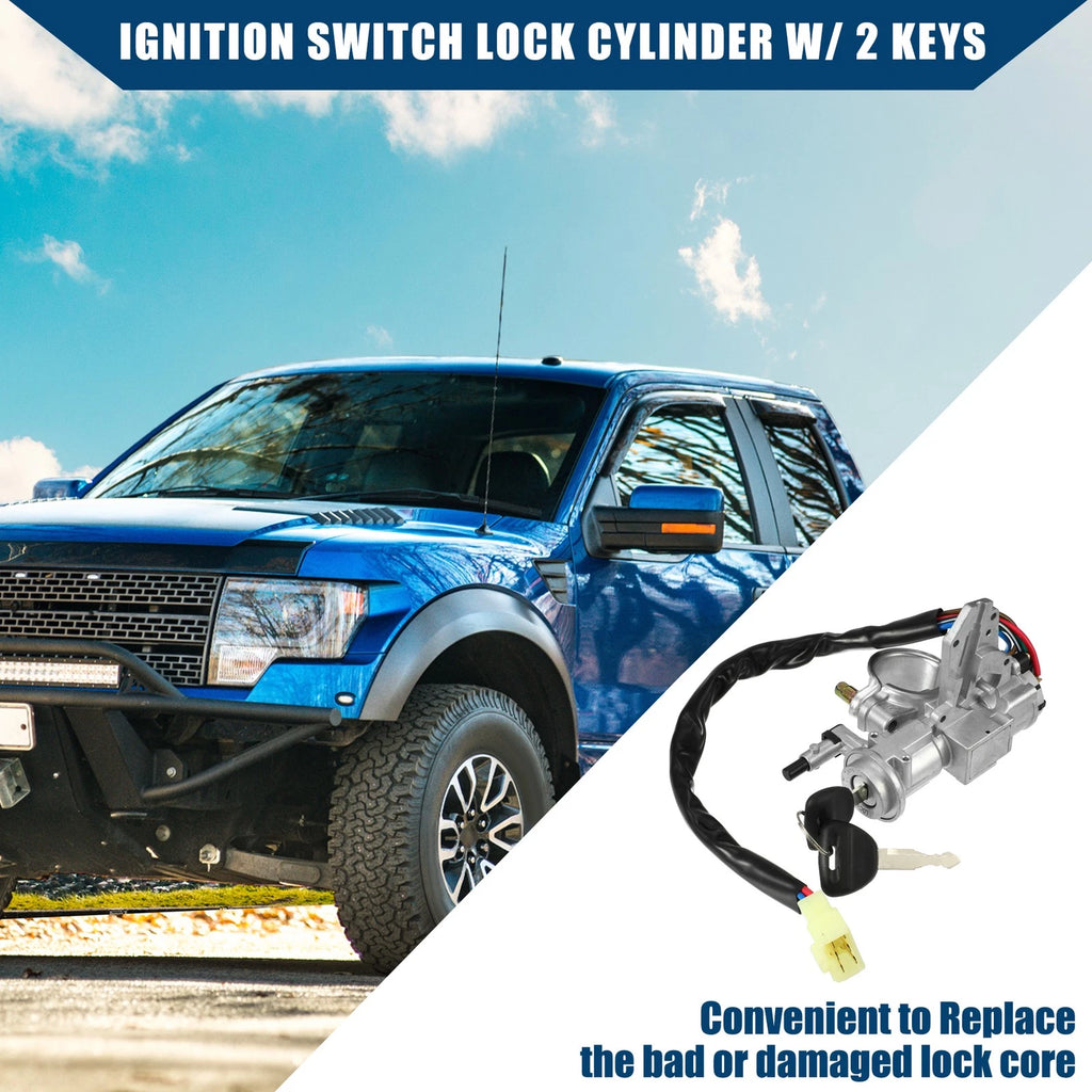 Ignition Switch Starter with Keys Replacement for Mitsubishi L200 (2005–2015)