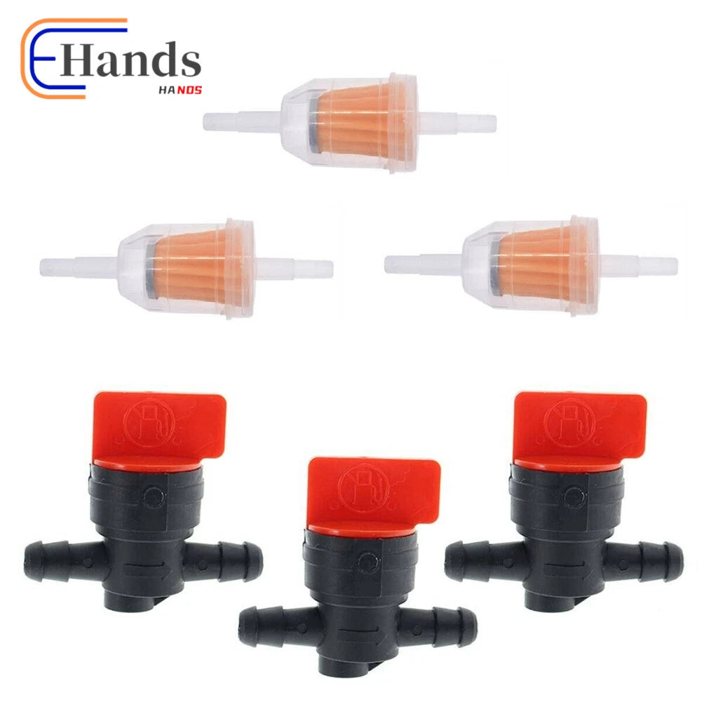 1/4" Shut Cut Off Valves Clamp for Kawasaki (49019-0014) & Briggs & Stratton (494768)