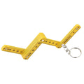 Folding Ruler Keychain 50cm Portable Measuring Tool for Professionals