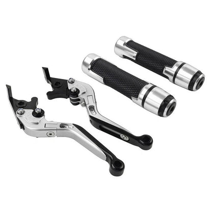 Handlebar Grips & Brake Clutch Levers Set for Kawasaki ZZR1400 GTR1400