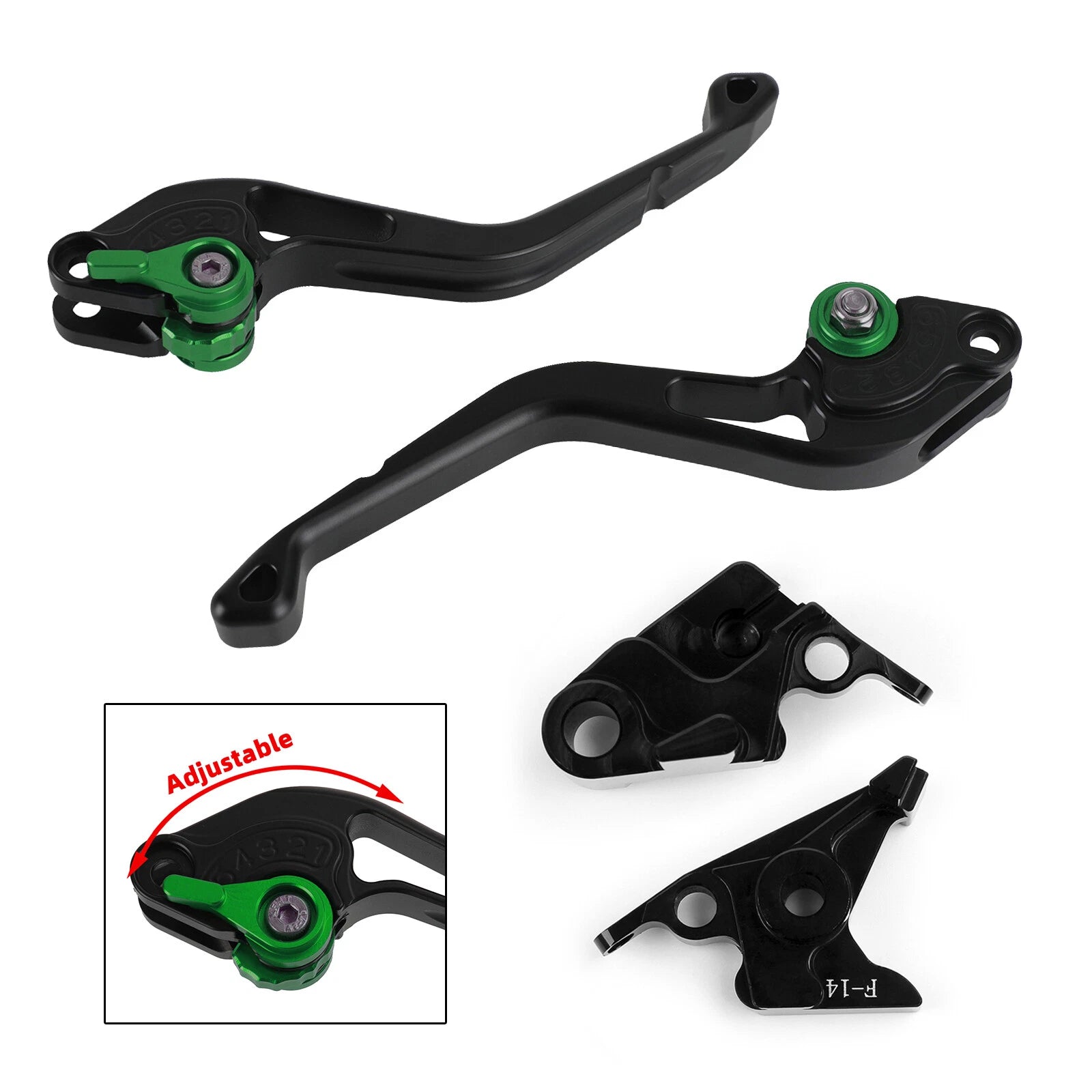 Clutch Brake Lever for Kawasaki ZZR600 ZXR400 Z750S ZX9R ER-5 (1990–2008)