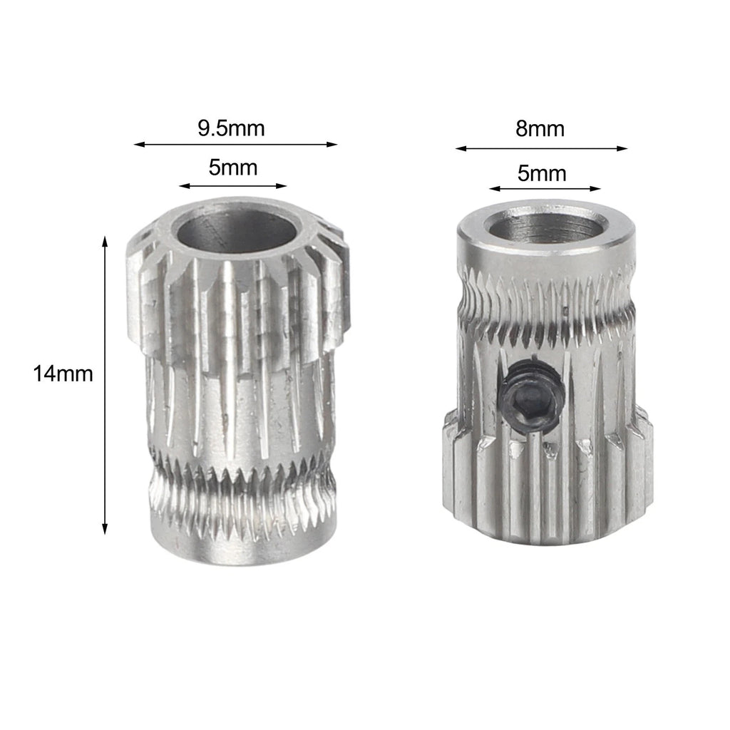 Gear Set for 3D Printers (Efficient Operation)