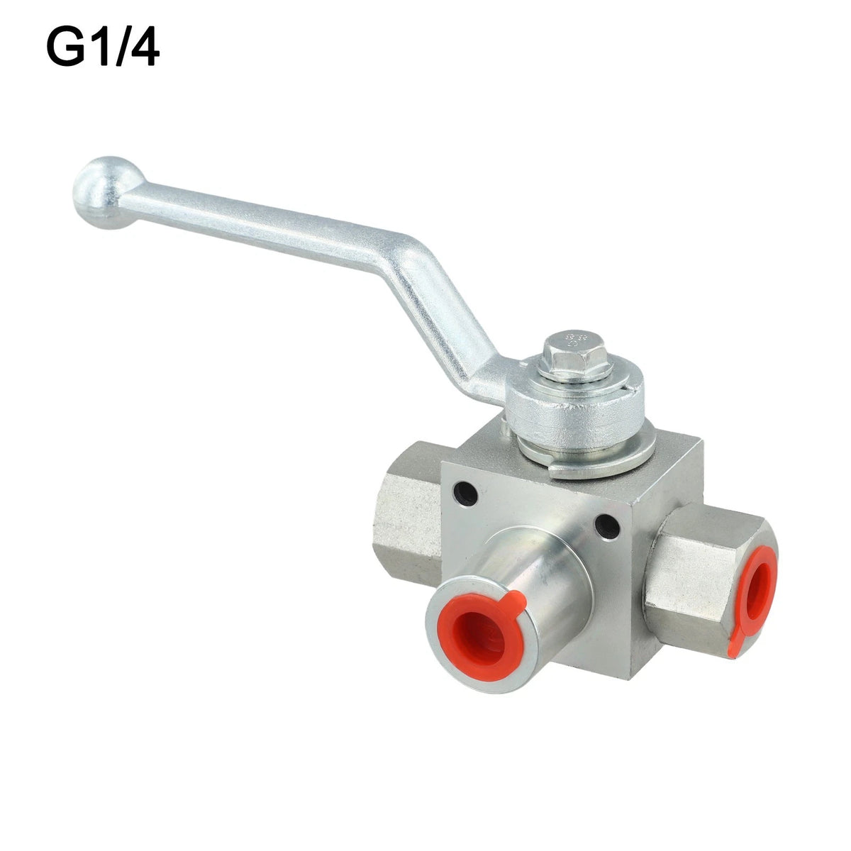3 Way Hydraulic Ball Valve for Efficient Flow Control (500 Bar Pressure)