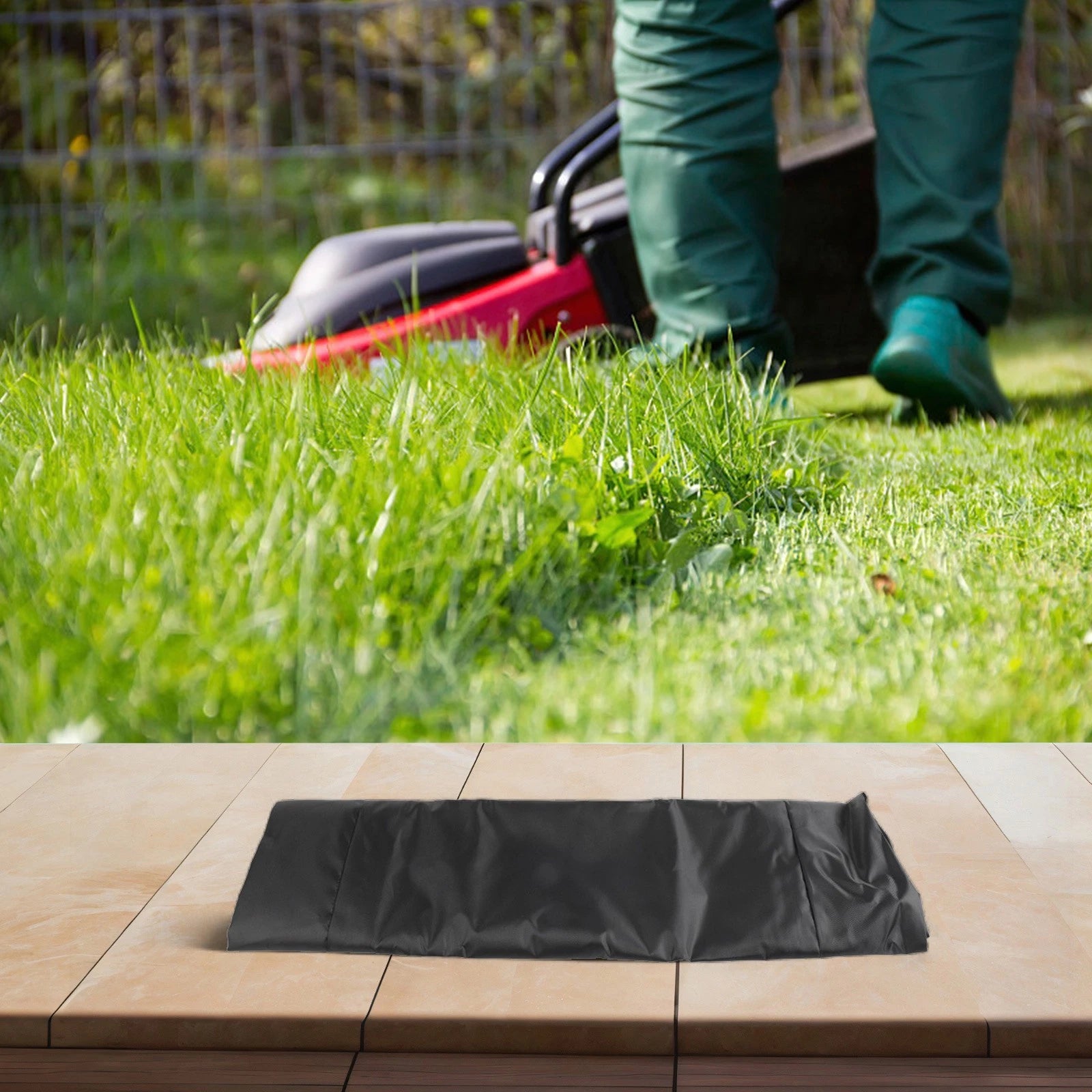 Lawn Mower Protector Cover with Adjustable Fit for