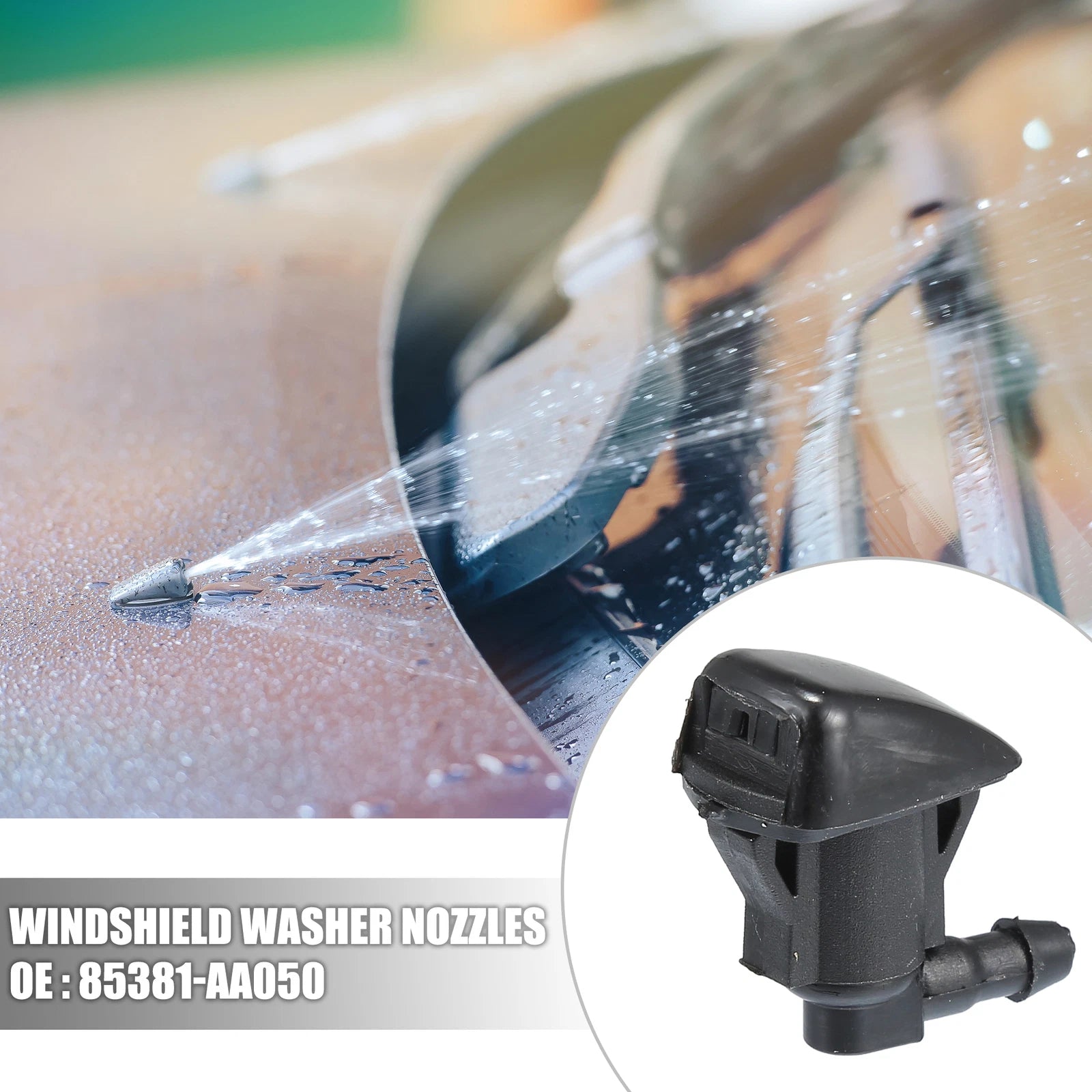 1 Pair Windshield Washer Nozzles for Toyota Solara (2004–2008)