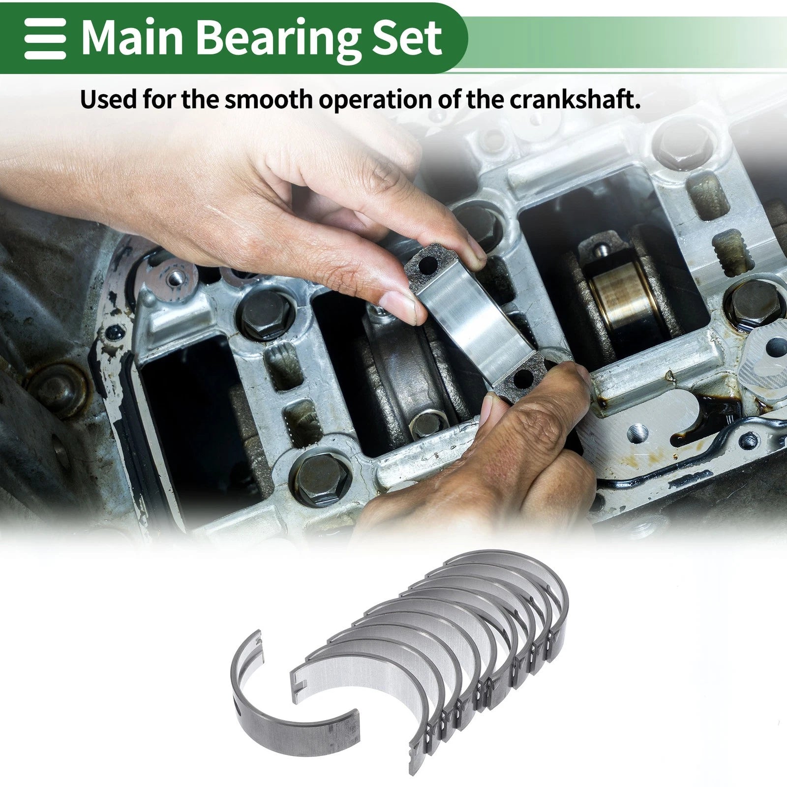 Engine Main Bearing Set Replacement for Audi A3 (1998–2008)