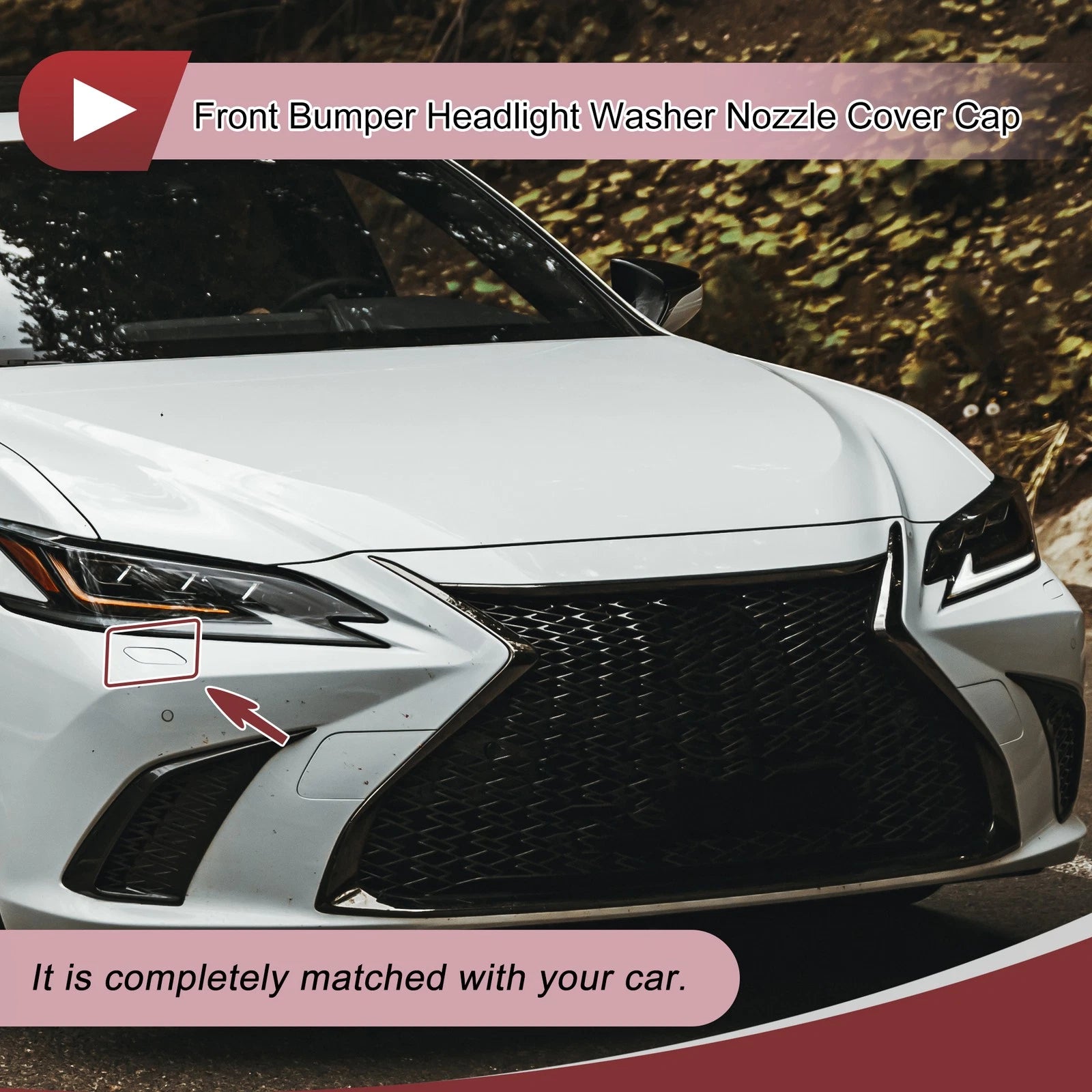 Front Right Washer Nozzle Cover Cap for Lexus ES300h (2019–2022)