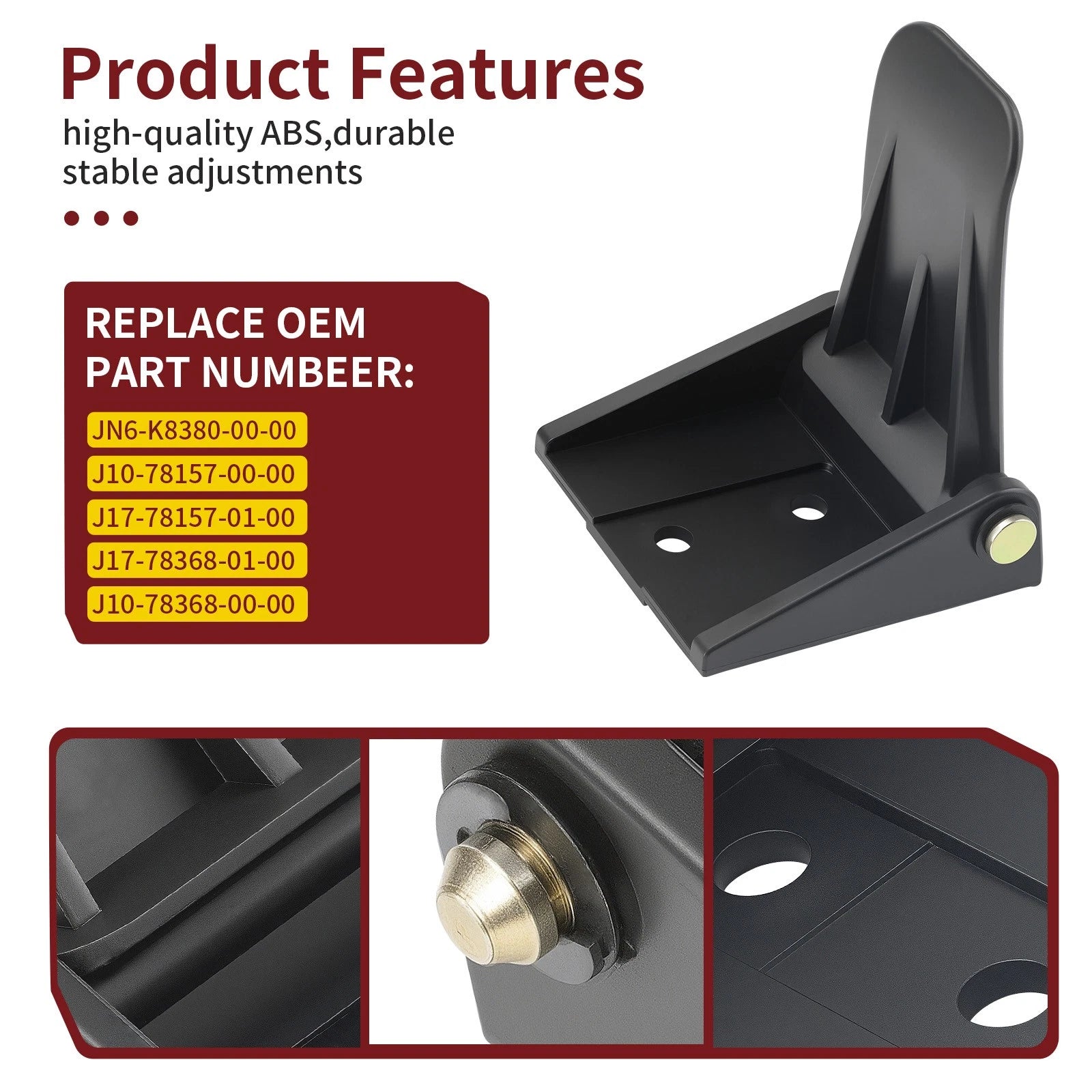 Golf Cart Bag Rack Strap Buckle for Yamaha YDRA DR2A YDRE DR2E (JN6-K8380-00-00)