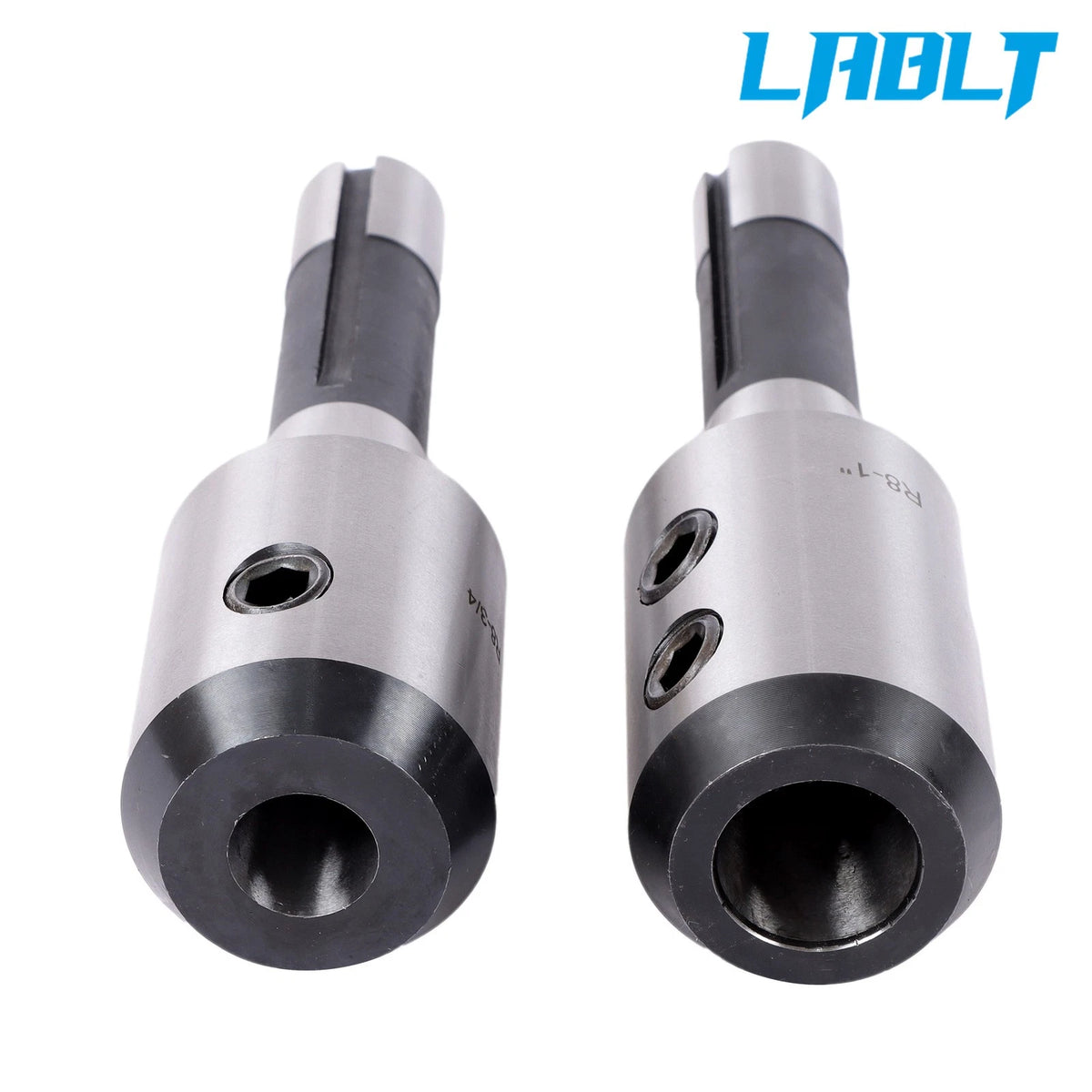Set of 5 End Mill Holders for R8 (1/4", 3/8", 1/2", 3/4", 1")