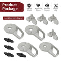 Set of 4 Lock & Ride D-Ring 2889620 2890894 for Polaris Xpedition ADV 5 (2024–2025)