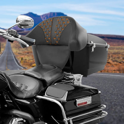 Chopped Trunk Backrest Pad for Harley Touring Road King (1997–2013)