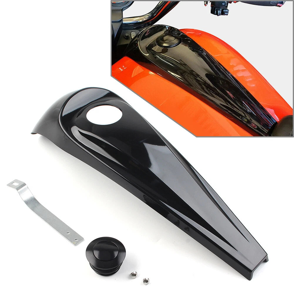 Gloss Dash Fuel Console Cover + Gas Tank Cap for Harley Touring (2008–2022)